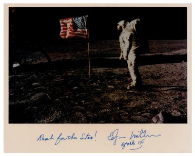 Lot #290 Edgar Mitchell Signed Photograph - Image 1