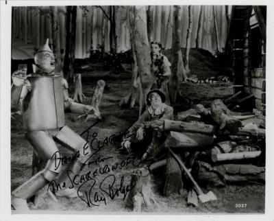 Lot #523 Wizard of Oz: Ray Bolger Signed