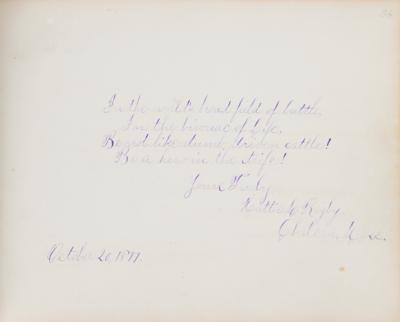 Lot #341 Ralph Waldo Emerson Autograph Quotation Signed - Image 3