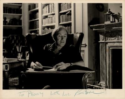 Lot #338 Roald Dahl Signed Photograph