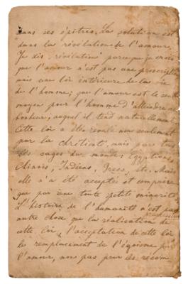 Lot #349 Leo Tolstoy Letter Signed on Politics and Religion - "The solution is in the revelation of love" - Image 7