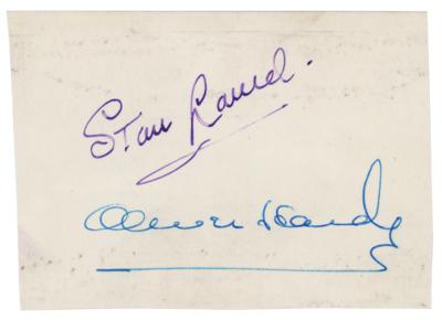 Lot #499 Laurel and Hardy Signatures