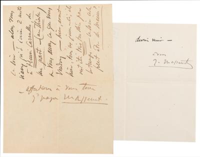 Lot #370 Jules Massenet Archive of (19) Autograph Letters - Image 5