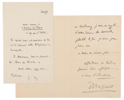 Lot #370 Jules Massenet Archive of (19) Autograph Letters - Image 6