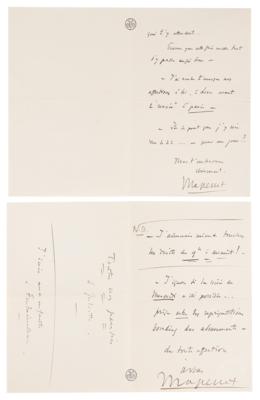 Lot #370 Jules Massenet Archive of (19) Autograph Letters - Image 7