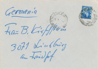 Lot #316 Otto Dix Autograph Note Signed - Image 2