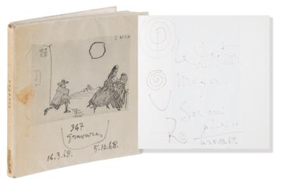 Lot #306 Pablo Picasso Signed Book - '347