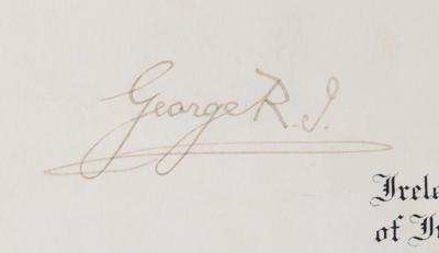 Lot #134 King George V Document Signed - Image 2