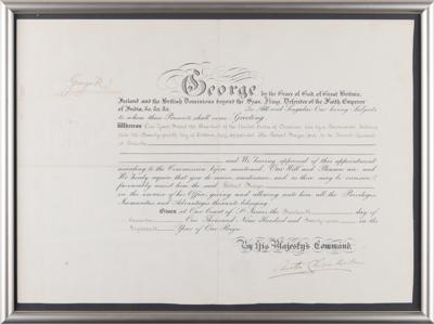 Lot #134 King George V Document Signed - Image 3