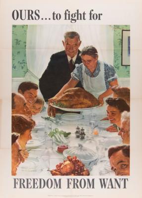 Lot #261 Norman Rockwell Group of (4) 'Four Freedoms' Posters - Image 3