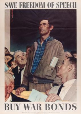 Lot #261 Norman Rockwell Group of (4) 'Four Freedoms' Posters - Image 5