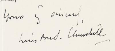 Lot #236 Winston Churchill Typed Letter Signed to His Swedish Publisher on Books - Image 2