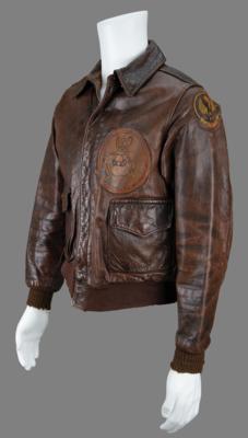 Lot #272 WWII: 15th Air Force B-24 Liberator A-2 Flight Jacket (451st Bombardment Group / 724th Bombardment Squadron) - Image 2