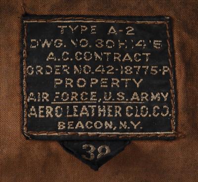 Lot #272 WWII: 15th Air Force B-24 Liberator A-2 Flight Jacket (451st Bombardment Group / 724th Bombardment Squadron) - Image 6