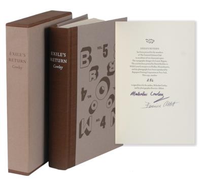 Lot #6054 Malcolm Cowley and Berenice Abbott