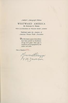 Lot #6058 William Henry Jackson Signed Book - Westward America - Image 2