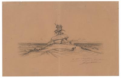 Lot #6052 Frederic-Auguste Bartholdi Signed Print - Image 1