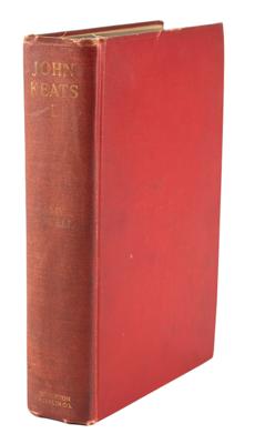 Lot #6194 Amy Lowell Signed Book - John Keats - Image 3