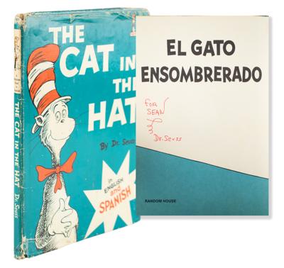 Lot #6143 Dr. Seuss Signed Book - The Cat in the