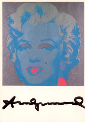 Lot #6035 Andy Warhol Signed 'Marilyn Monroe'