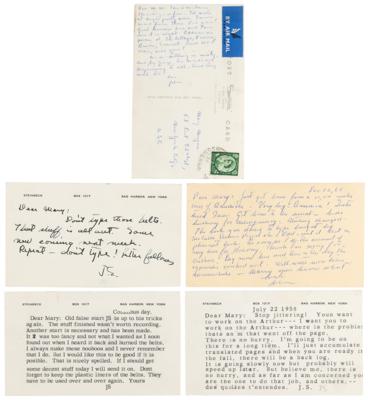 Lot #6144 John Steinbeck Incredible, Intimate Archive to His Typist: (7) Signed Books and (26) Letters - Image 5