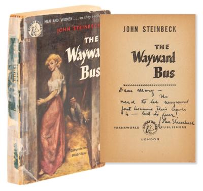 Lot #6144 John Steinbeck Incredible, Intimate Archive to His Typist: (7) Signed Books and (26) Letters - Image 8