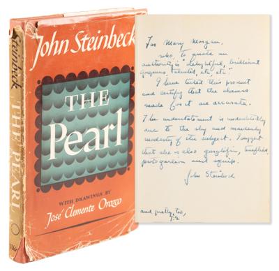 Lot #6144 John Steinbeck Incredible, Intimate Archive to His Typist: (7) Signed Books and (26) Letters - Image 9