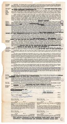 Lot #6145 John Steinbeck Signed Contract and Typed Letter Signed for 'The Winter of Our Discontent' - Image 3