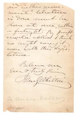 Lot #6205 John Greenleaf Whittier Autograph Letter Signed, Hoping to "Nullify the Fugitive Slave Law" - Image 3