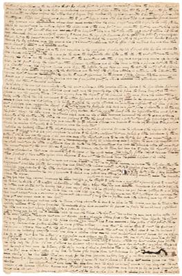 Lot #6083 James Fenimore Cooper Handwritten Manuscript for 'The Headsman' - Image 2