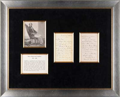 Lot #6192 Henry Wadsworth Longfellow Autograph Letter Signed, Sending Thanks for a Copy of 'The Aeneid' - Image 1