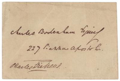Lot #6088 Charles Dickens Hand-Addressed and