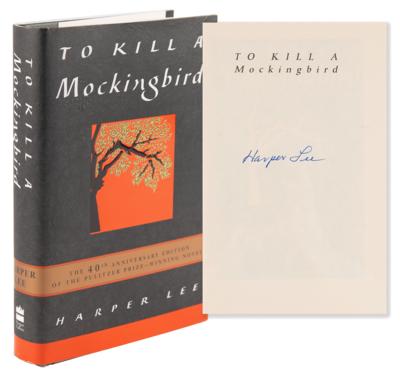 Lot #6117 Harper Lee Signed Book - To Kill a Mockingbird (40th Anniversary Edition) - Image 1