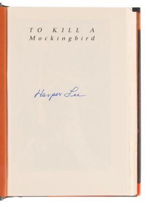 Lot #6117 Harper Lee Signed Book - To Kill a Mockingbird (40th Anniversary Edition) - Image 4