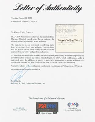 Lot #6127 Margaret Mitchell Typed Letter Signed on 'Gone With the Wind' and Speaking Engagements - Image 2