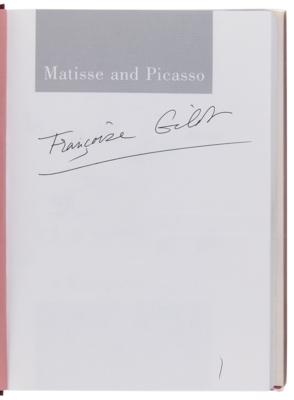 Lot #6056 Francoise Gilot Signed Book - Matisse and Picasso: A Friendship in Art - Image 4