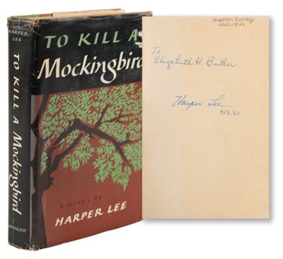 Lot #6116 Harper Lee Signed Book - To Kill a