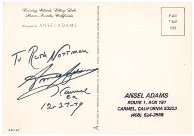 Lot #6051 Ansel Adams Signature - Image 2