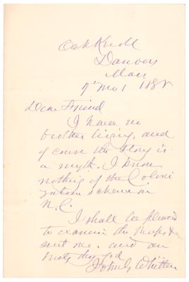 Lot #6206 John Greenleaf Whittier Autograph Letter