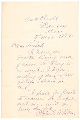 Lot #6206 John Greenleaf Whittier Autograph Letter Signed - Image 1