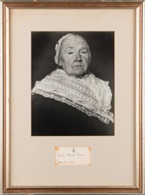 Lot #6184 Julia Ward Howe Signature