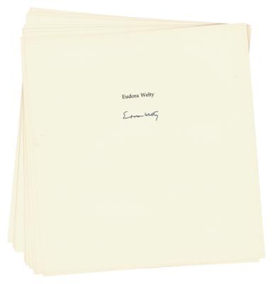 Lot #6204 Eudora Welty (20) Signed Unused Book