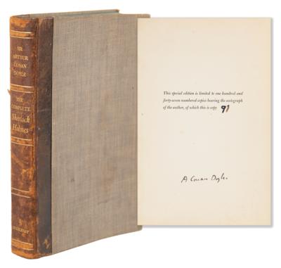 Lot #6091 Arthur Conan Doyle Signed Ltd. Ed. Book