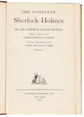 Lot #6091 Arthur Conan Doyle Signed Ltd. Ed. Book - The Complete Sherlock Holmes, Vol. I - Image 5