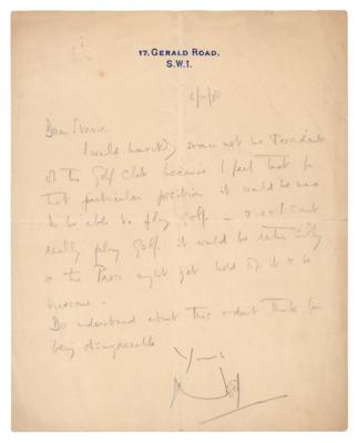 Lot #6170 Noel Coward (2) Autograph Letters Signed and (1) Typed Letter Signed - Image 2