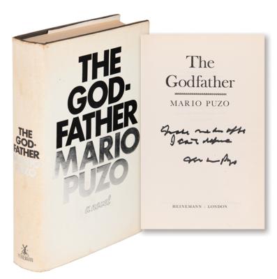Lot #6131 Mario Puzo Signed Book - The Godfather - With Quote: "Make me an offer I can't refuse" - Image 1