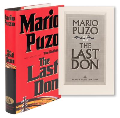 Lot #6198 Mario Puzo Signed Book - The Last Don