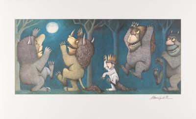 Lot #6139 Maurice Sendak (4) Signed Prints from 'Where the Wild Things Are' - Image 4