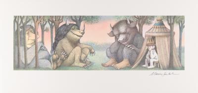 Lot #6139 Maurice Sendak (4) Signed Prints from 'Where the Wild Things Are' - Image 5