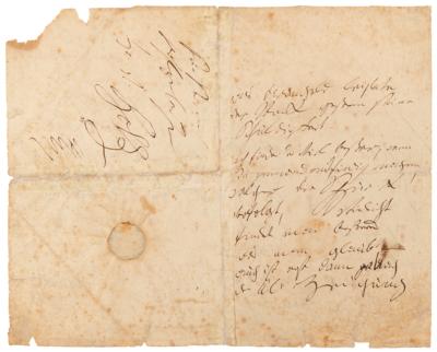 Lot #6218 Ludwig van Beethoven Autograph Letter Signed to His Secretary - Image 4